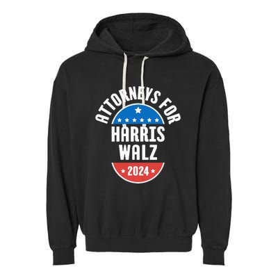 Attorneys For Harris Walz 2024 Garment-Dyed Fleece Hoodie