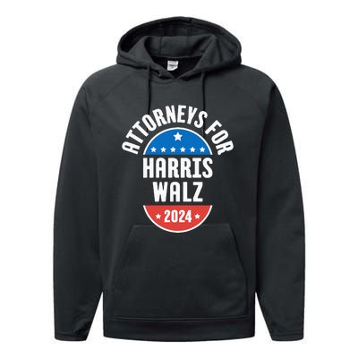 Attorneys For Harris Walz 2024 Performance Fleece Hoodie