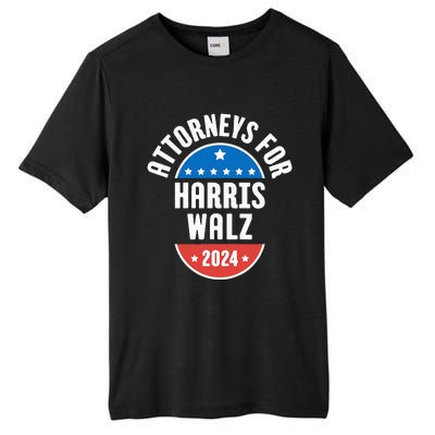 Attorneys For Harris Walz 2024 Tall Fusion ChromaSoft Performance T-Shirt