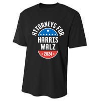 Attorneys For Harris Walz 2024 Performance Sprint T-Shirt