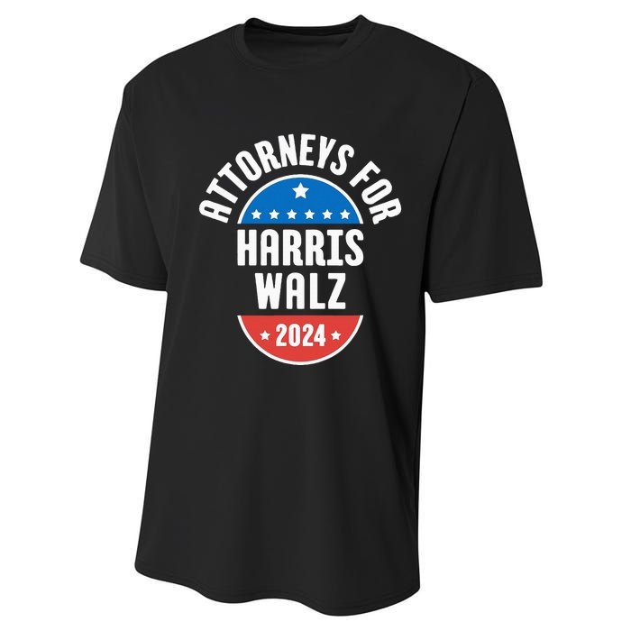 Attorneys For Harris Walz 2024 Performance Sprint T-Shirt