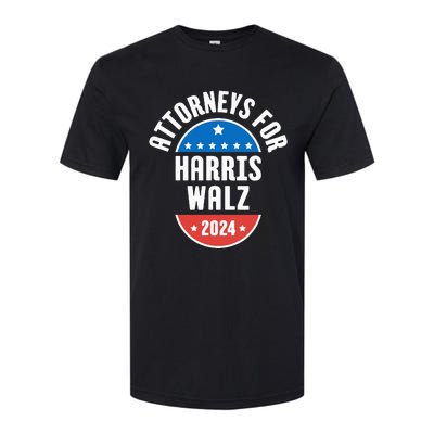 Attorneys For Harris Walz 2024 Softstyle CVC T-Shirt