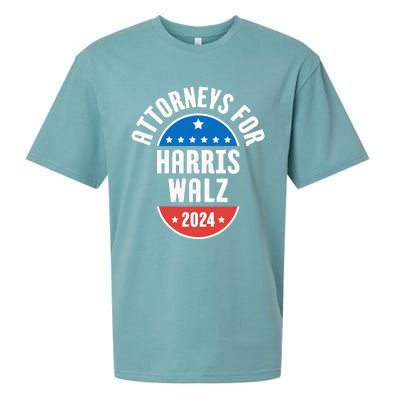 Attorneys For Harris Walz 2024 Sueded Cloud Jersey T-Shirt