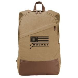 American Flag Hockey Apparel Hockey Cotton Canvas Backpack