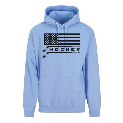 American Flag Hockey Apparel Hockey Unisex Surf Hoodie