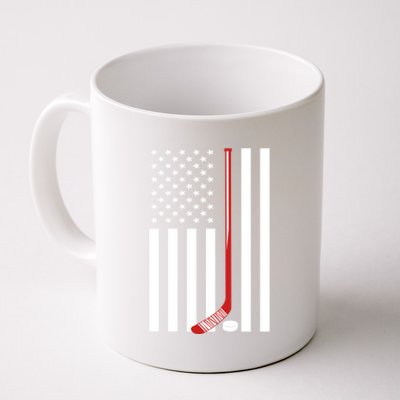 American Flag Ice Hockey Usa Patriotic Gift Player Gift Coffee Mug