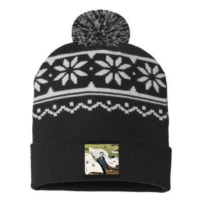 A Freak In The Sheets Killer On The Streets Halloween USA-Made Snowflake Beanie