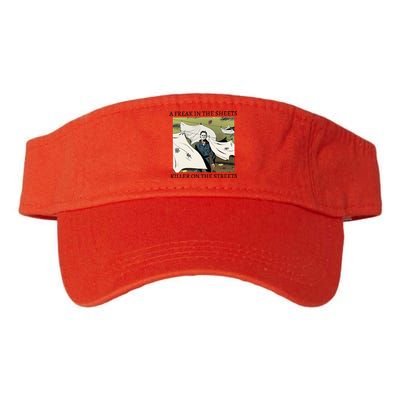 A Freak In The Sheets Killer On The Streets Halloween Valucap Bio-Washed Visor