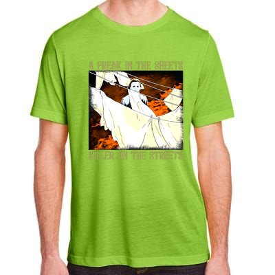 A Freak In The Sheets Killer On The Streets Michael Halloween Adult ChromaSoft Performance T-Shirt