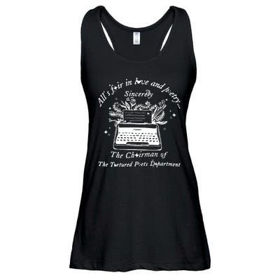 AllS Fair In Love & Poetry Funny Valentines Day Ladies Essential Flowy Tank