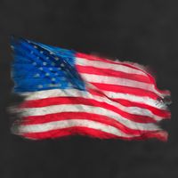American Flag Independence Day 7 Panel Mesh Trucker Snapback Hat