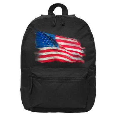 American Flag Independence Day 16 in Basic Backpack