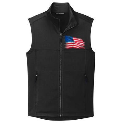 American Flag Independence Day Collective Smooth Fleece Vest