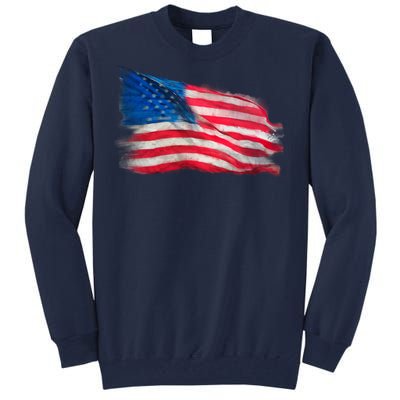 American Flag Independence Day Tall Sweatshirt