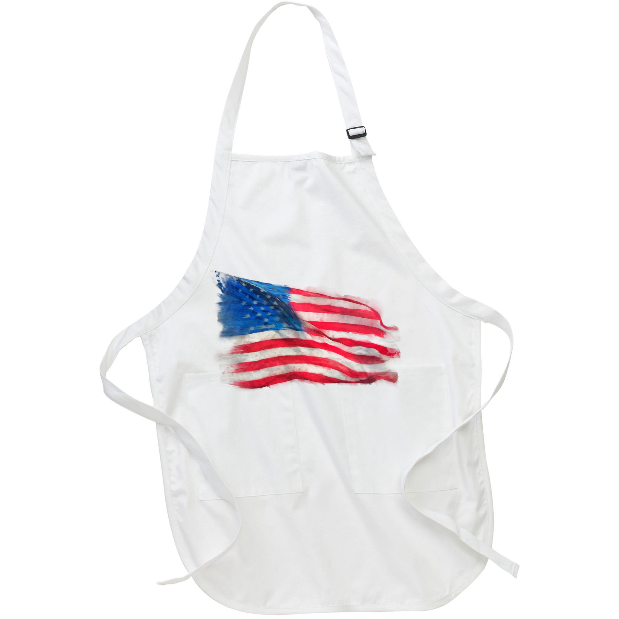 American Flag Independence Day Apron