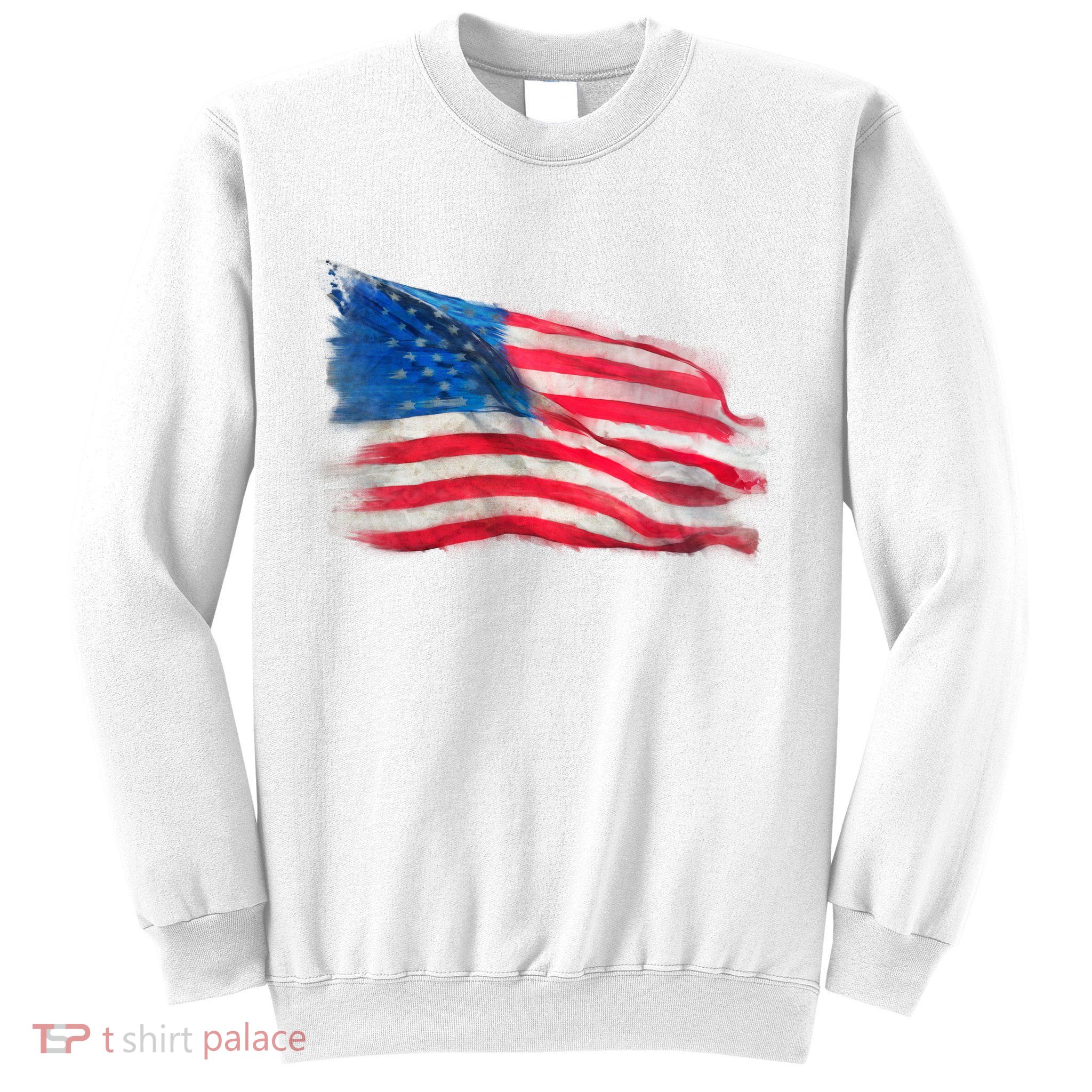American Flag Independence Day Sweatshirt