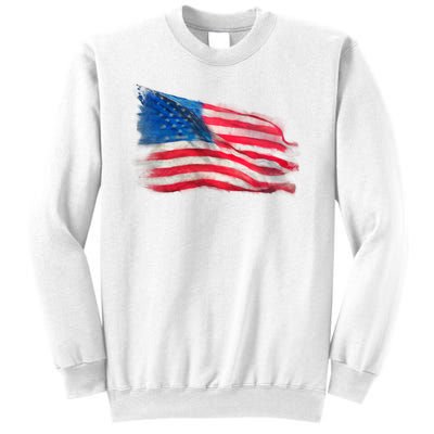 American Flag Independence Day Sweatshirt