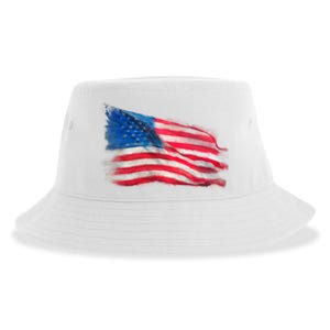 American Flag Independence Day Sustainable Bucket Hat