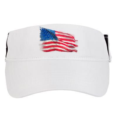 American Flag Independence Day Adult Drive Performance Visor