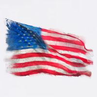 American Flag Independence Day Adult Drive Performance Visor