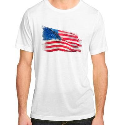 American Flag Independence Day Adult ChromaSoft Performance T-Shirt