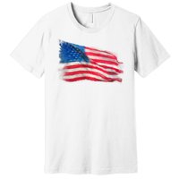 American Flag Independence Day Premium T-Shirt