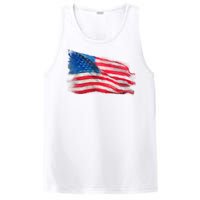 American Flag Independence Day PosiCharge Competitor Tank