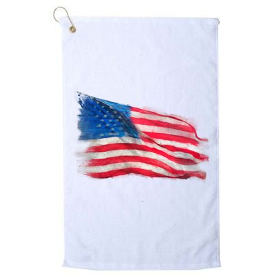 American Flag Independence Day Golf Towel