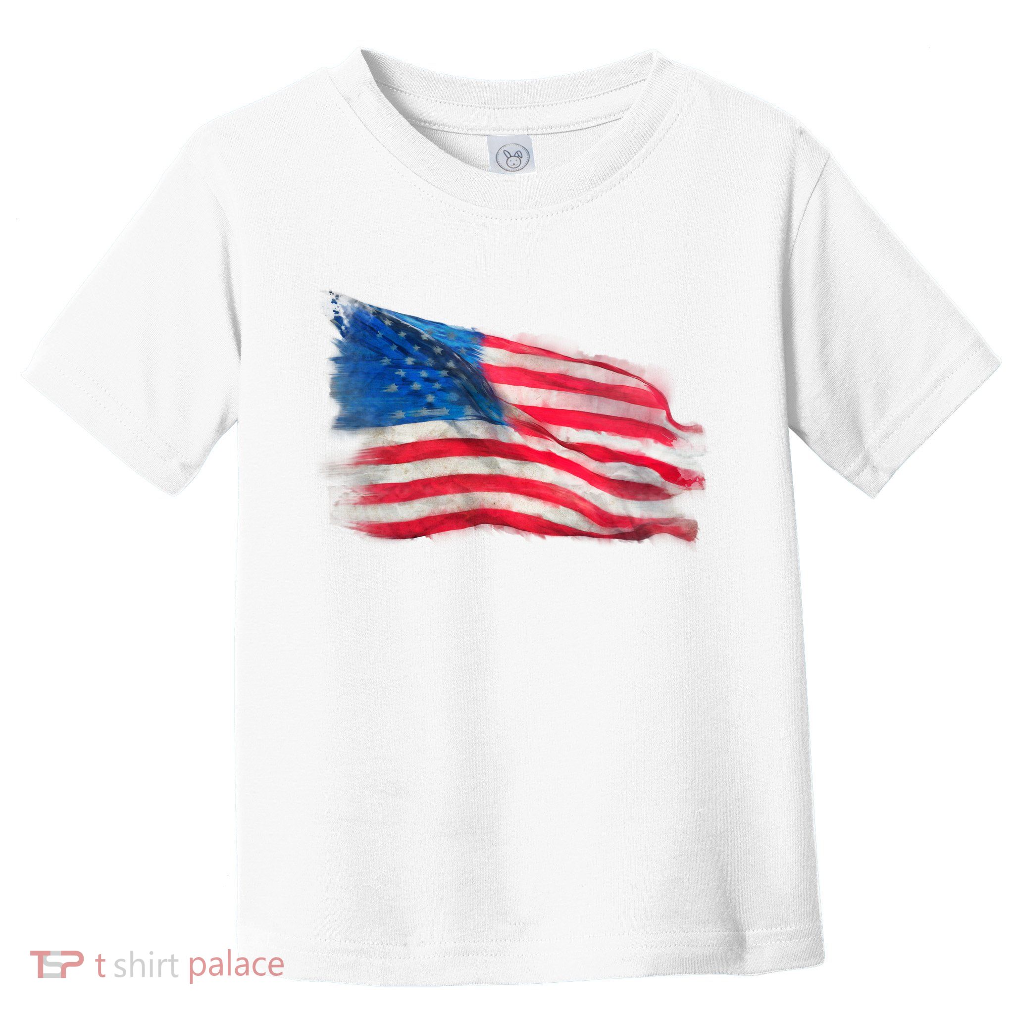 American Flag Independence Day Toddler T-Shirt
