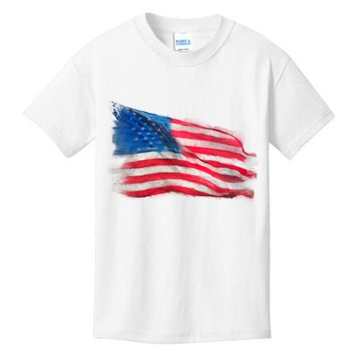 American Flag Independence Day Kids T-Shirt