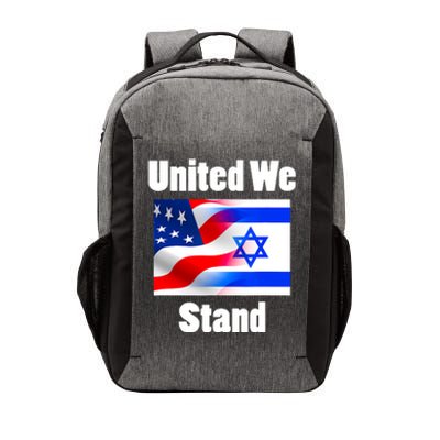 American Flag Israel Flag United We Stand With Israel Vector Backpack