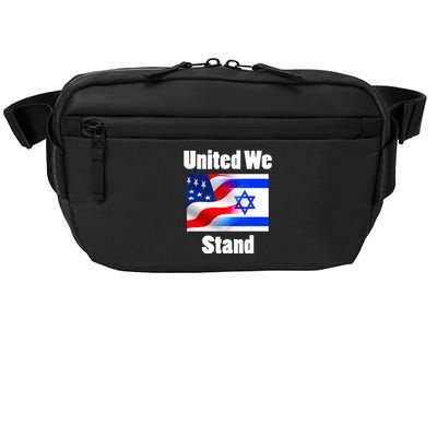 American Flag Israel Flag United We Stand With Israel Crossbody Pack