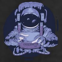 Astronaut Floating In Space Cool Comfort Performance Bucket Hat