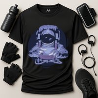 Astronaut Floating In Space Performance Shirt