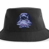 Astronaut Floating In Space Sustainable Bucket Hat
