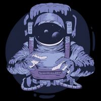 Astronaut Floating In Space Mousepad