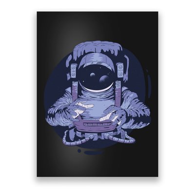 Astronaut Floating In Space Poster