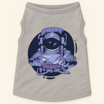 Astronaut Floating In Space Doggie Tank