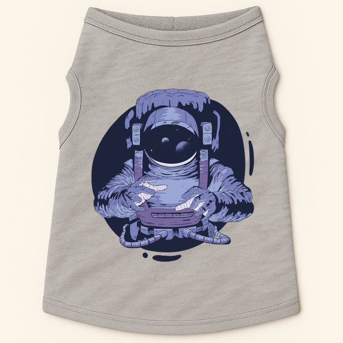 Astronaut Floating In Space Doggie Tank
