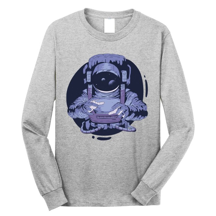 Astronaut Floating In Space Long Sleeve Shirt