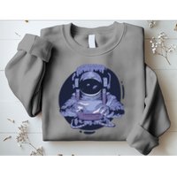 Astronaut Floating In Space Sweatshirt
