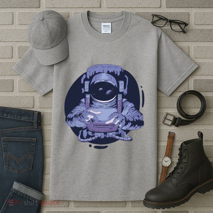 Astronaut Floating In Space Tall T-Shirt