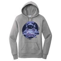 Astronaut Floating In Space Women's Pullover Hoodie