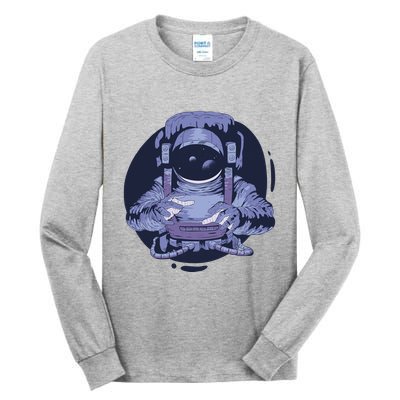 Astronaut Floating In Space Tall Long Sleeve T-Shirt