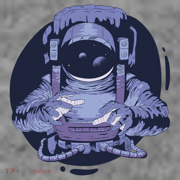 Astronaut Floating In Space Premium T-Shirt