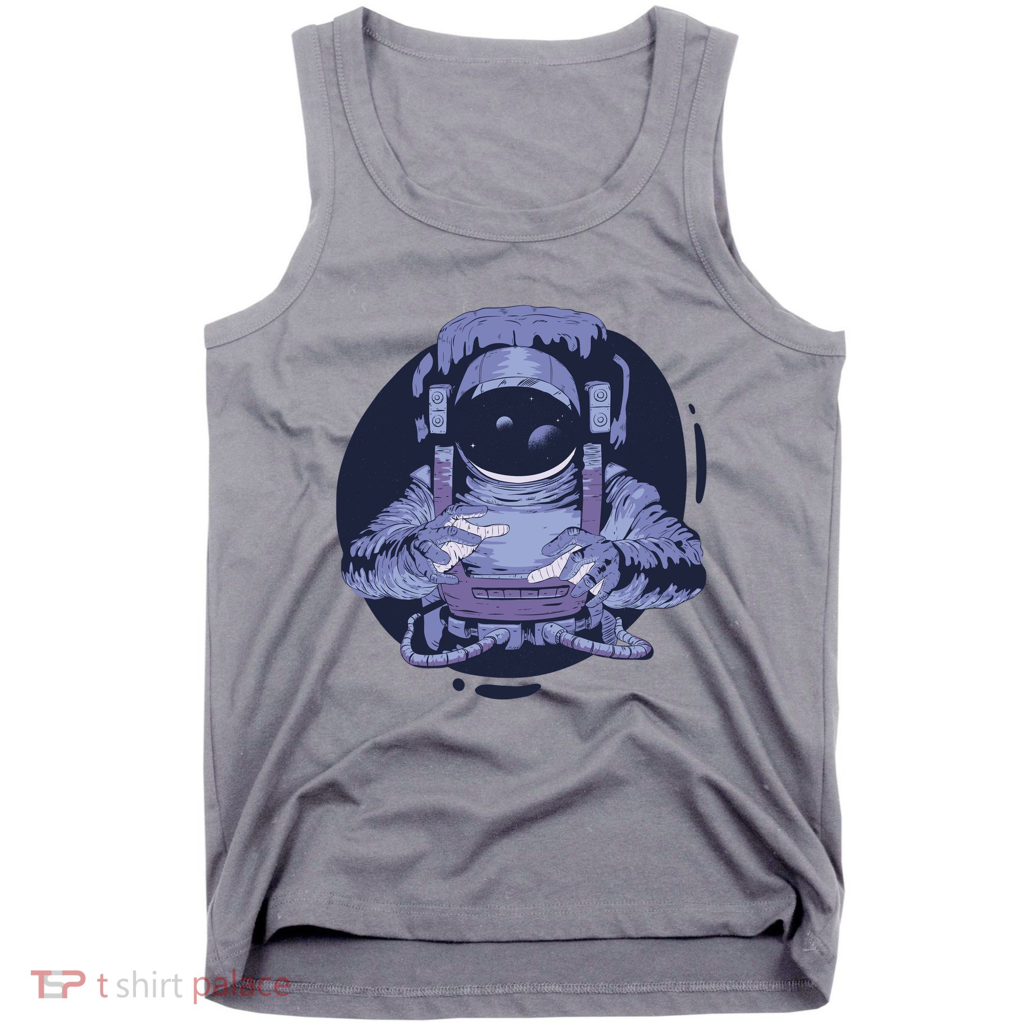 Astronaut Floating In Space Tank Top