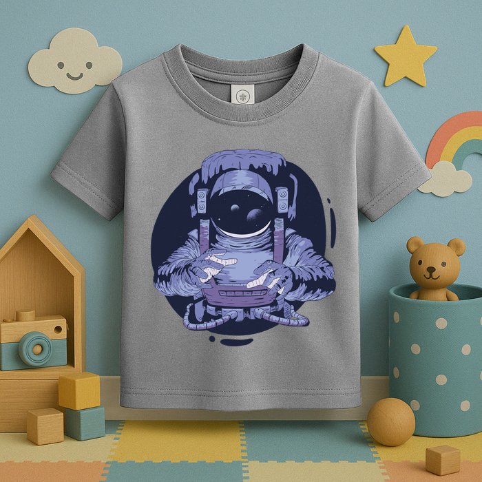 Astronaut Floating In Space Toddler T-Shirt