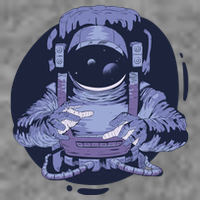 Astronaut Floating In Space Toddler T-Shirt