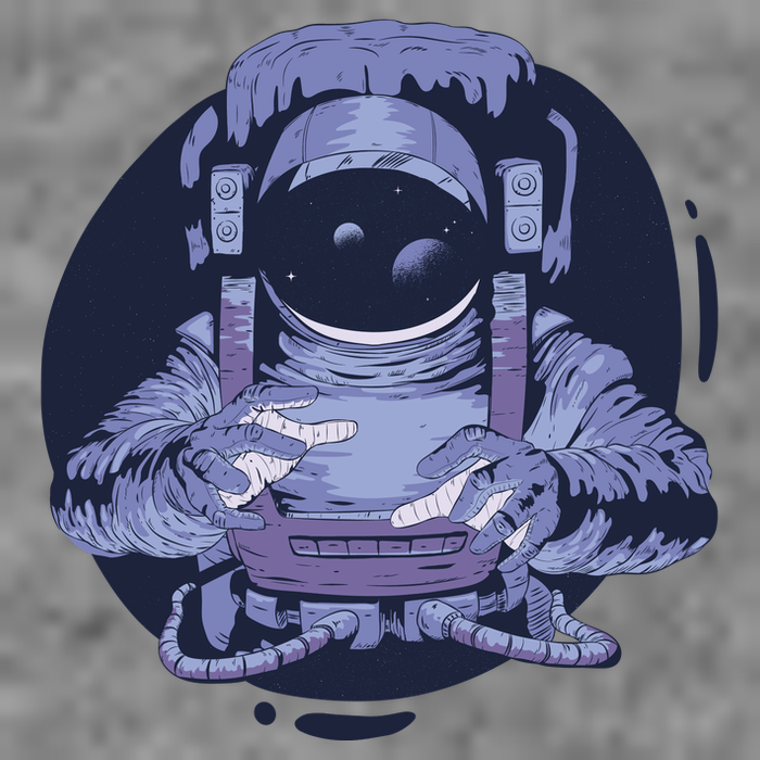 Astronaut Floating In Space Toddler T-Shirt