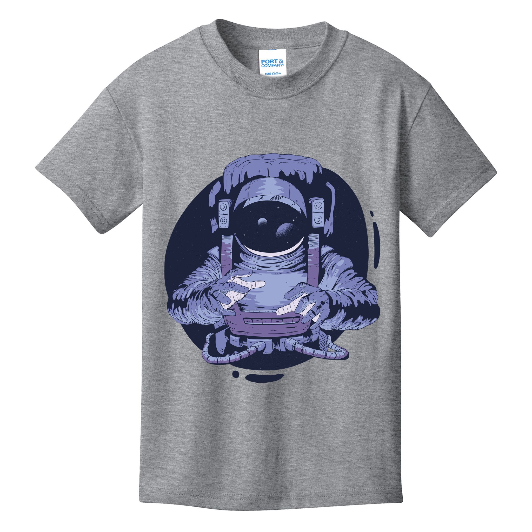 Astronaut Floating In Space Kids T-Shirt